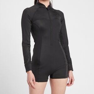 Athleta Malibu Paddlesuit Long Sleeve Black